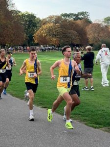 Nicolay Rusnachenko and Jack Barwick in the Round the Lakes 10k