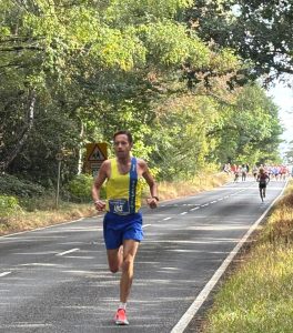 Stu Nicholas in the Totton 10k