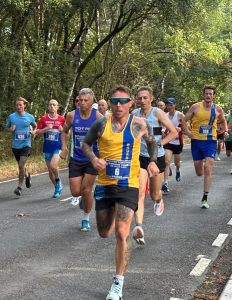 Mike Akers in the Totton 10k